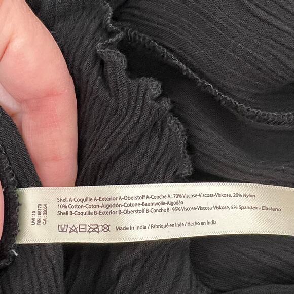 Free People Adella Corset Black Strapless Maxi Dress Boho Ruffle Size XS NWT - Picture 8 of 10